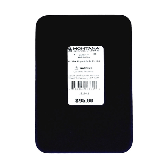 Montana Silversmiths Heart & Rope CZ Necklace & Earrings Set NEW! Retail $95 - Picture 5 of 10